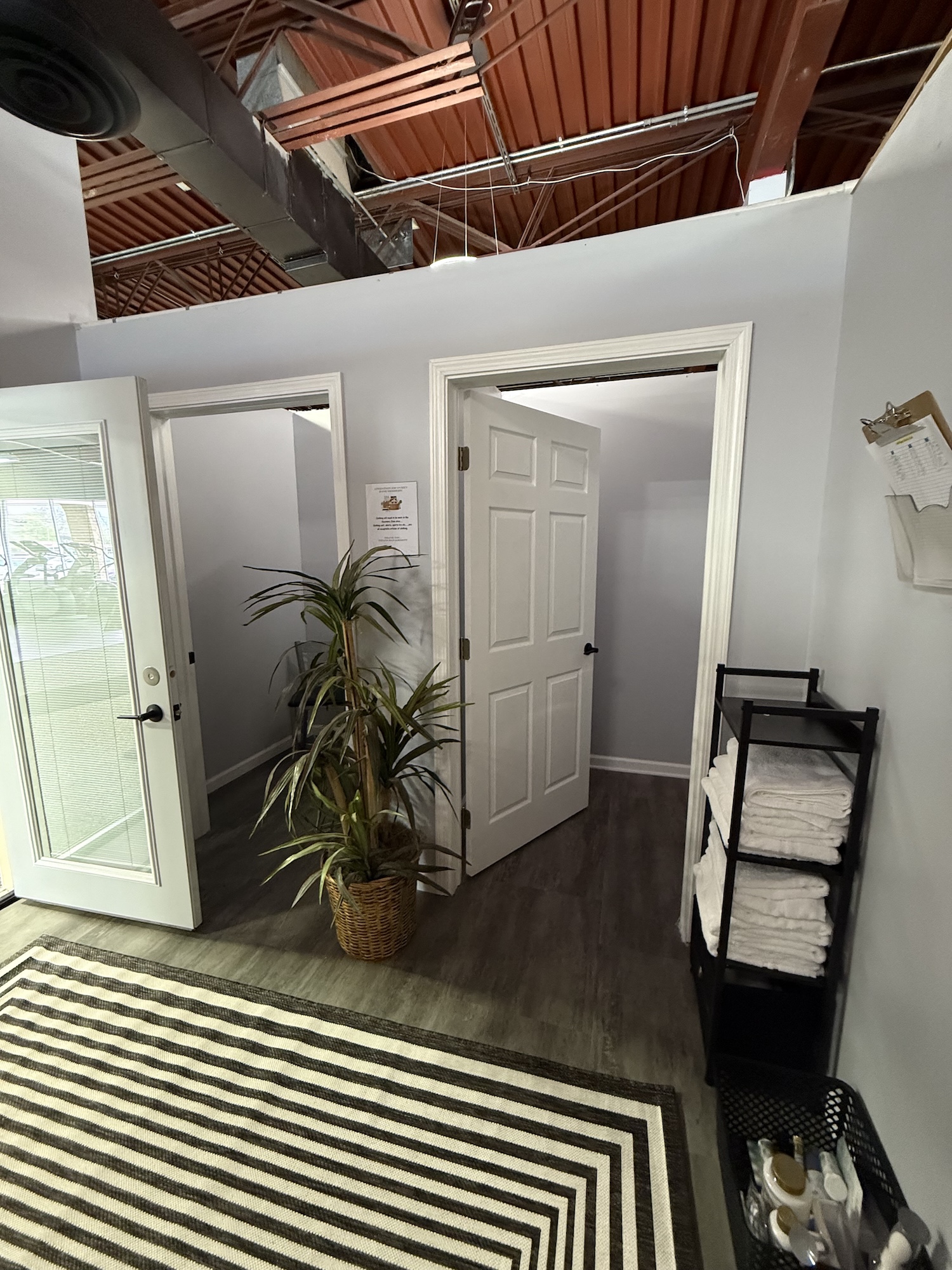 Titans Recovery Zone changing rooms